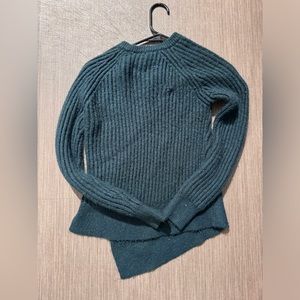 Petite Vera Wang simply vera XS knitted green sweater.